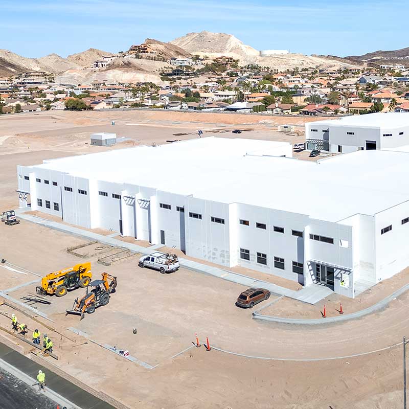 Professional corporate capture commercial construction photography in Las Vegas by Rick Rowland at RCRdigital