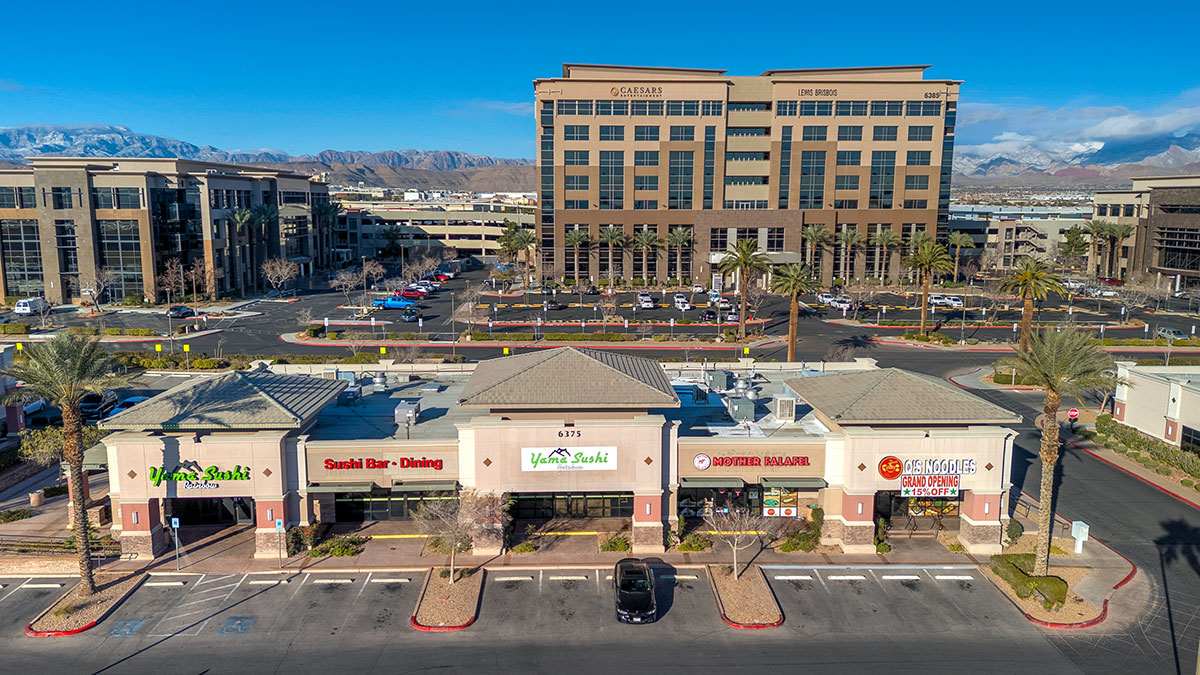 Corporate capture drone photographer providing commercial real estate aerials in Las Vegas