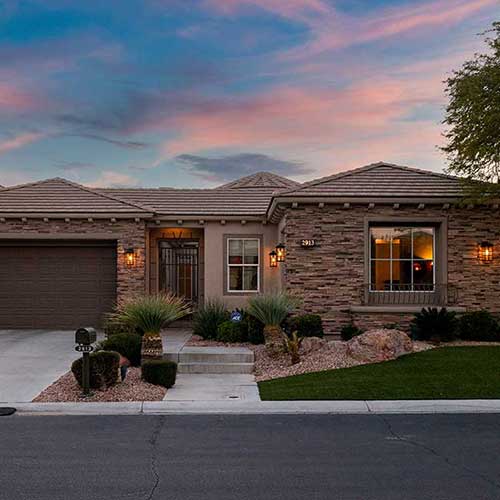 Luxury twilight photography for Las Vegas real estate