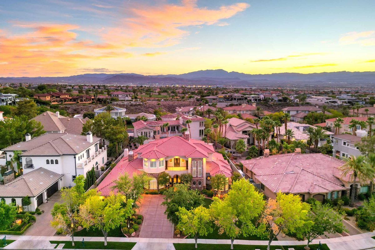 The View from Above: Luxury Real Estate Drone Photography in Las Vegas by Rick Rowland at RCRdigital
