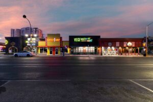 Commercial real estate twilight photography by RCRdigital of Las Vegas, Nevada.