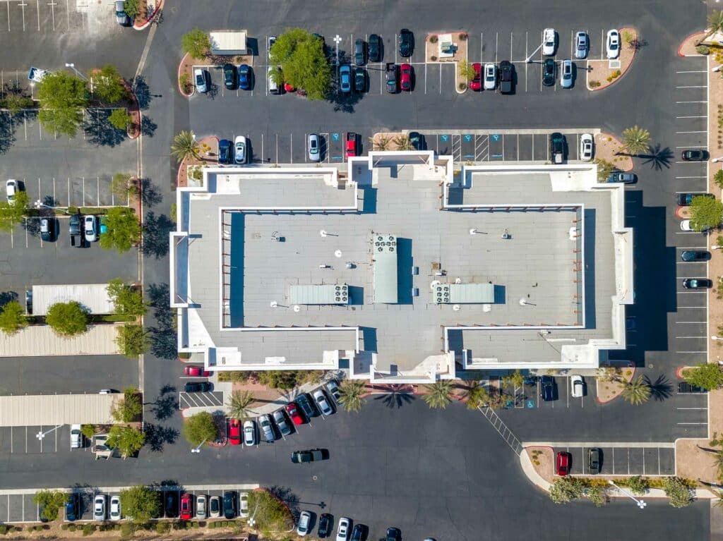 Drone photography for Commercial real estate in Las Vegas, Nevada.